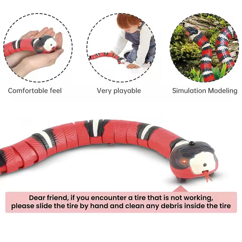 USB Rechargeable Interactive Cat Toy with Smart Sensing, an Automatic Electronic Snake for Kittens' Indoor Play. - V.I.P Digital Presence