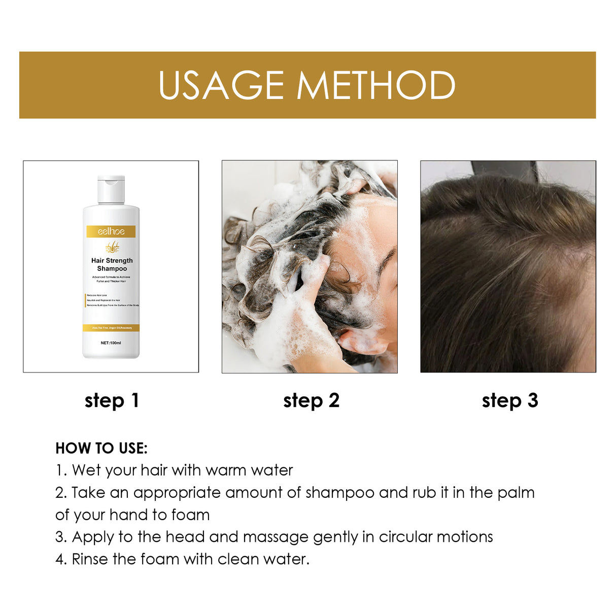 Tight Hair Shampoo Hair Cleansing Massage Scalp To Prevent Loose Tight Hair Roots Strong And Solid Hair Shampoo - V.I.P Digital Presence