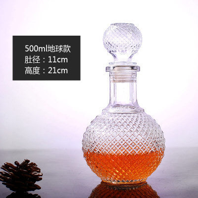 250ml 500ml 1000ml Glass Crystal Red Wine Decanter Wine Bottle Decanter