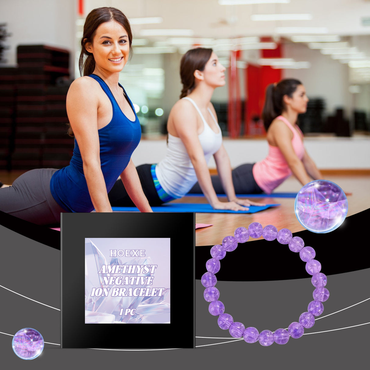 Purple Bracelet Purple Rabbit Hair Crystal Personality Trend Fashion With Purple Hand Beaded Bracelet - V.I.P Digital Presence