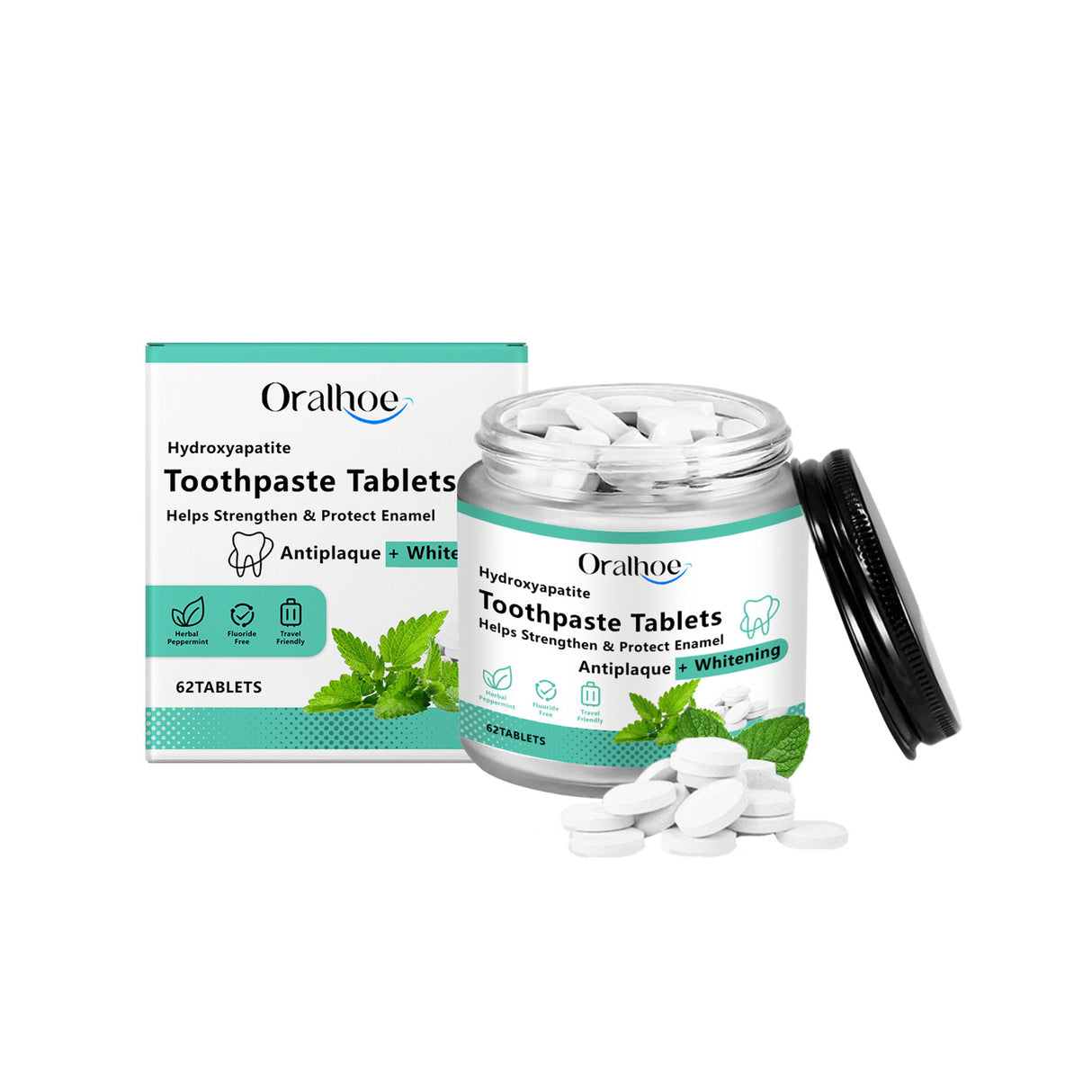 Mint Brightening Toothpaste Tablet Oral Deodorizer Fresh Breath Portable Toothpaste Chewable Tablet - V.I.P Digital Presence