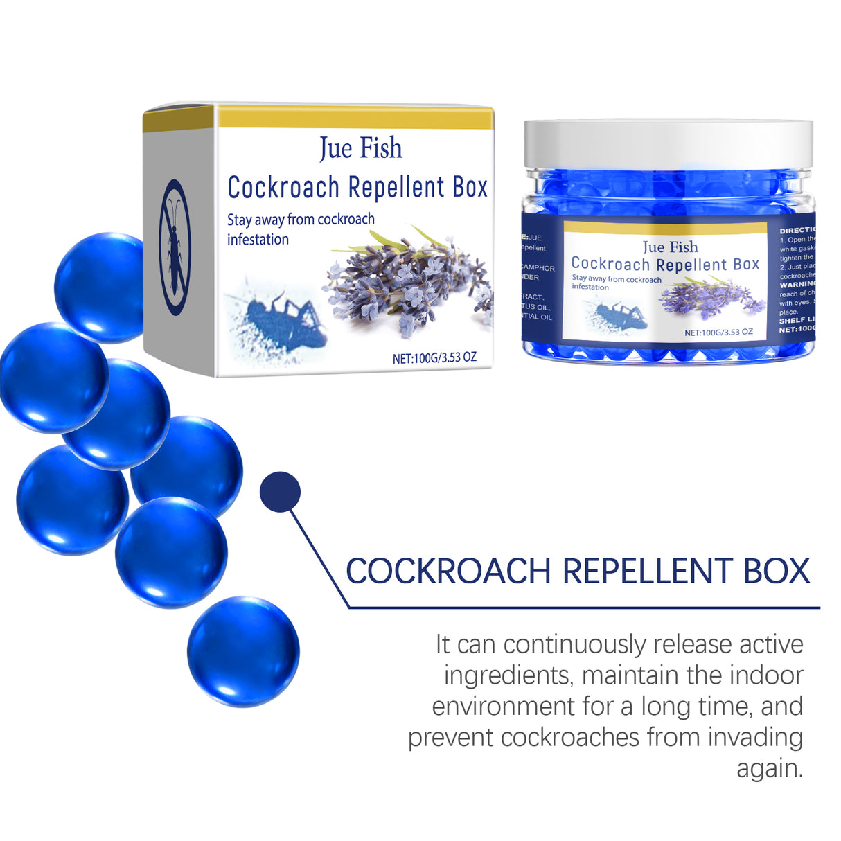 Cockroach Repellent Box, Cockroach Decoy Gel Plant Extract Cockroach Repellent Box - V.I.P Digital Presence