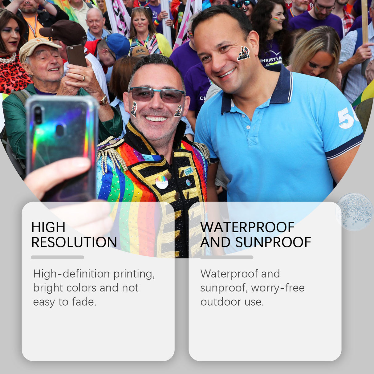 Temporary Face Stickers, Creative Stickers Fun Spoof Stickers Cup Notebook Decoration Glue - V.I.P Digital Presence