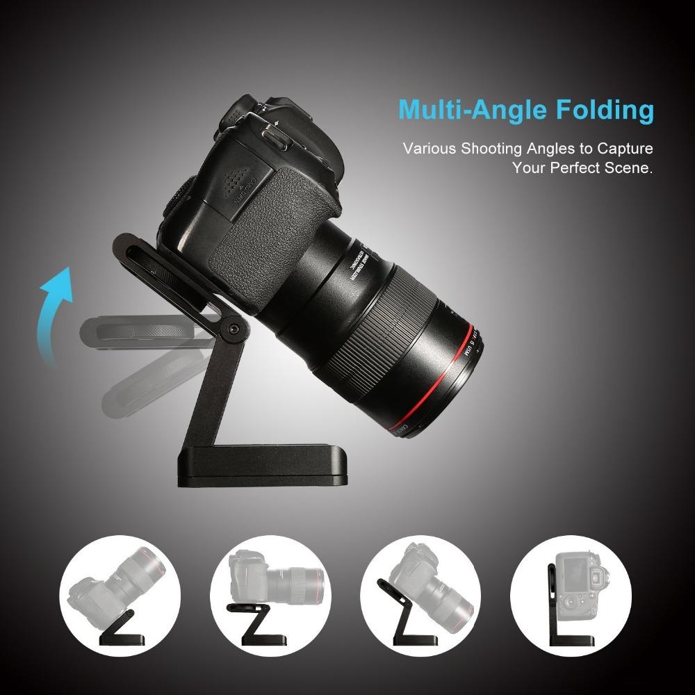 Z Flex Tilt Tripod Head Aluminum Alloy Folding Z Tilt Head Quick Release Plate Stand Mount Spirit Level - V.I.P Digital Presence