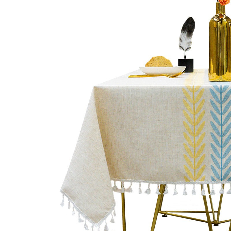 Table Cloth Ins Wind Linen Amazon Wish Simple Fabric Table Cloth Rectangular Cover Table Cloth