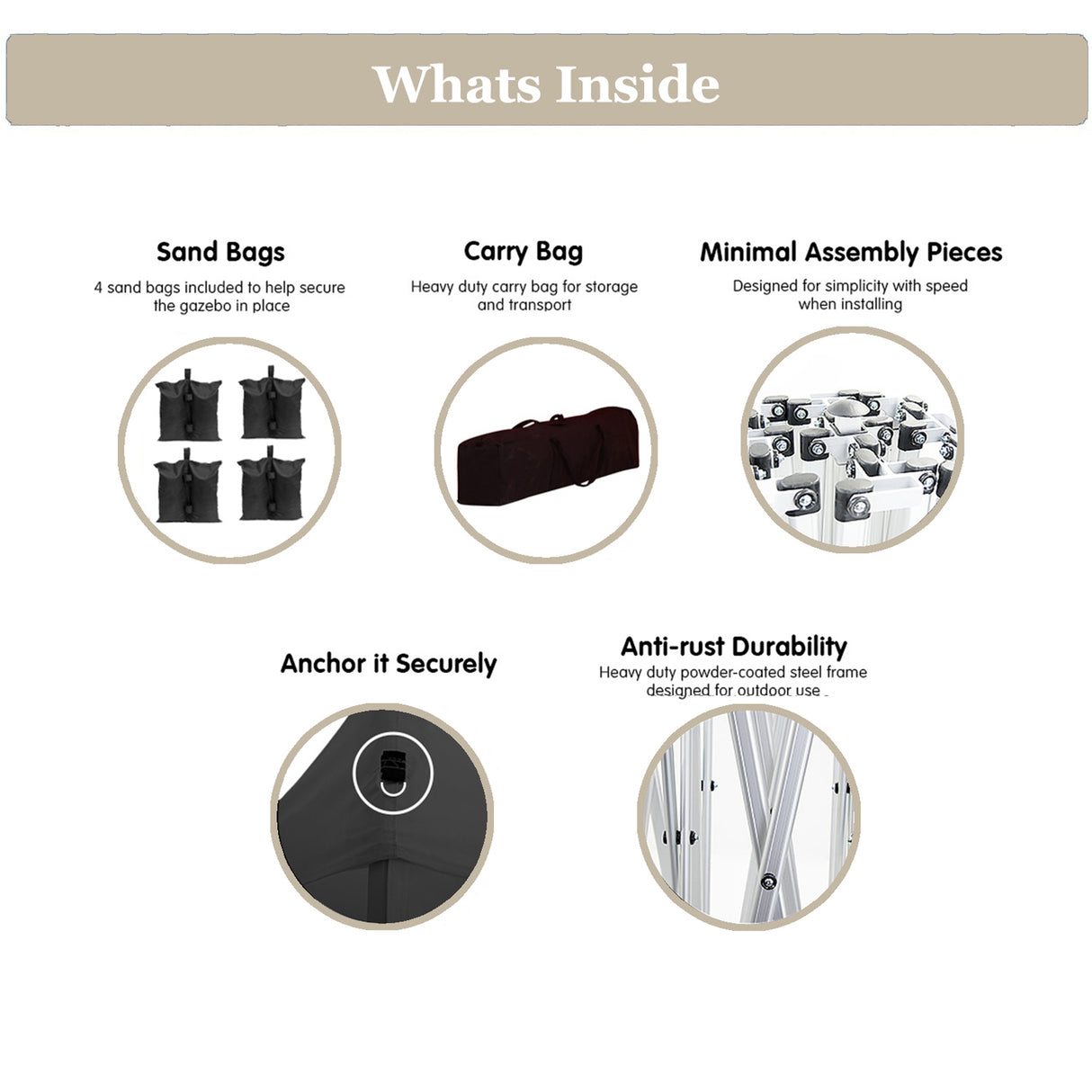 10'x20 'folding canopy with 6 detachable side walls for outdoor activity shelter UPF 50+terrace portable tent - V.I.P Digital Presence