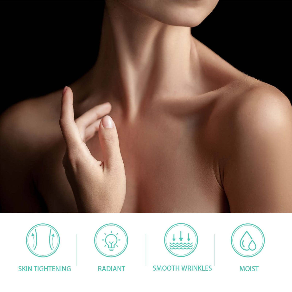 Neck Firming Cream, Lighten Neck Lines Firming Brightening Skin Hydrating Anti-Wrinkle Firming Lifting Cream