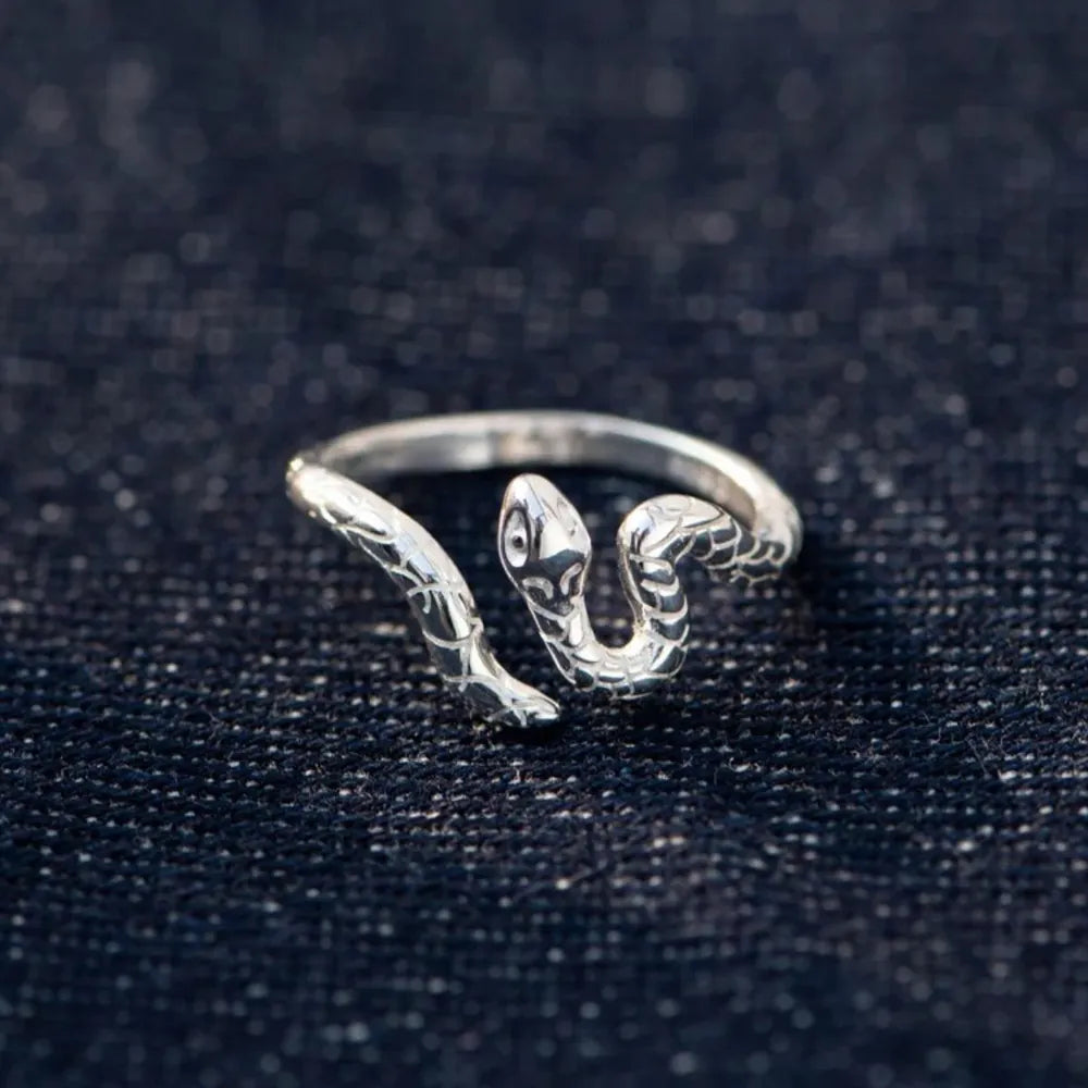 925 Sterling Silver Snake Ring - V.I.P Digital Presence