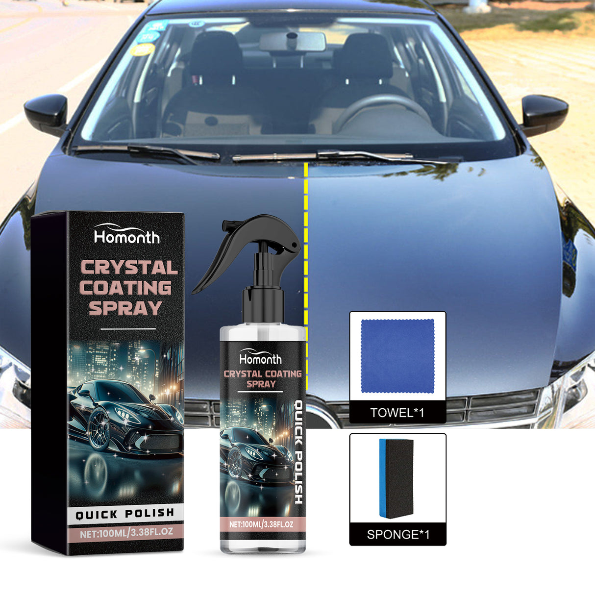 Crystal Coating Spray, Clean Water Stains And Dirt With New Bright Long-Lasting Maintenance Spray - V.I.P Digital Presence