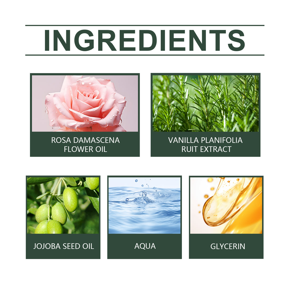 WOODSLEEP handmade vanilla Rose body oil, nourishing skin, delicate and easy to absorb fragrance massage essential oil - V.I.P Digital Presence