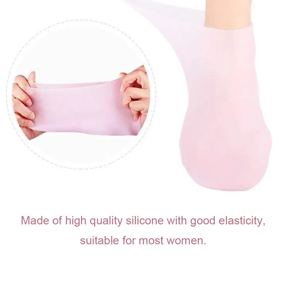 Silicone Socks Moisturizing Gel Socks Exfoliating and Preventing Dryness Spa Foot Care Tool Cracked Dead Skin Remove Protector - V.I.P Digital Presence