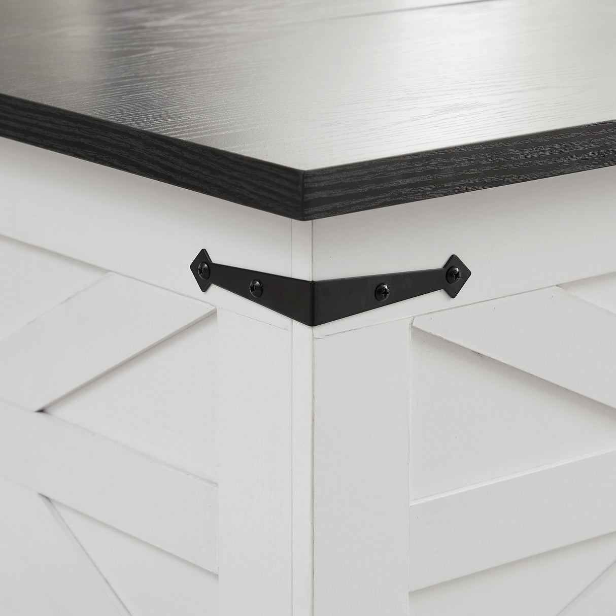 Farmhouse Coffee Table & End Table Barn design Center Table Rustic Cocktail Table with Hinged Lift Top and End Table - V.I.P Digital Presence