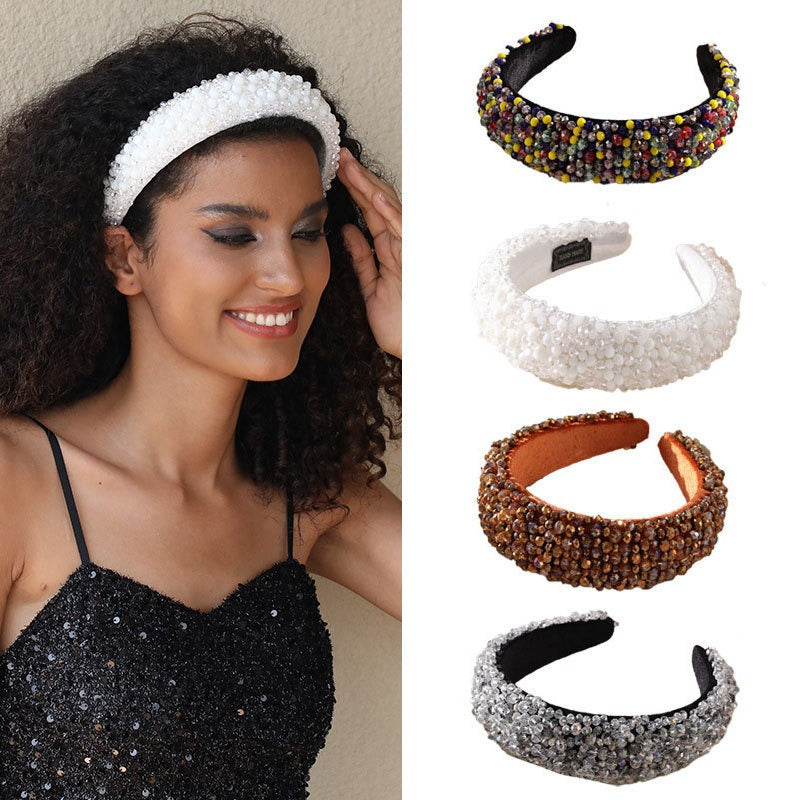 Fashionable Baroque handmade beaded crystal hair accessories - V.I.P Digital Presence