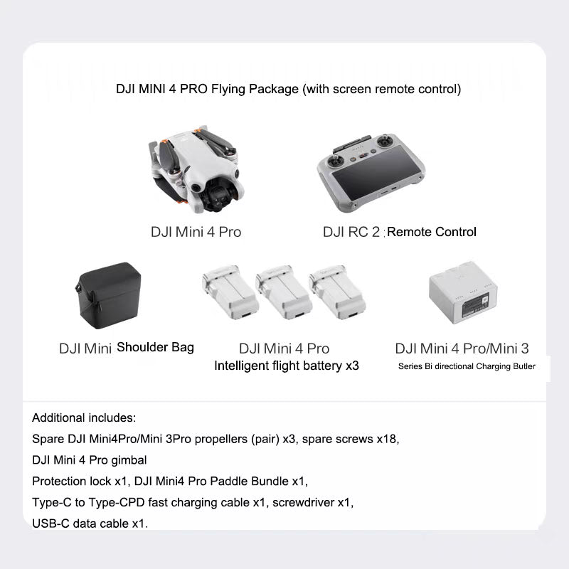 DJI Mini 4 Pro, an all-in-one mini aerial camera from DJI, is an entry-level drone that intelligently follows panoramic shooting - V.I.P Digital Presence