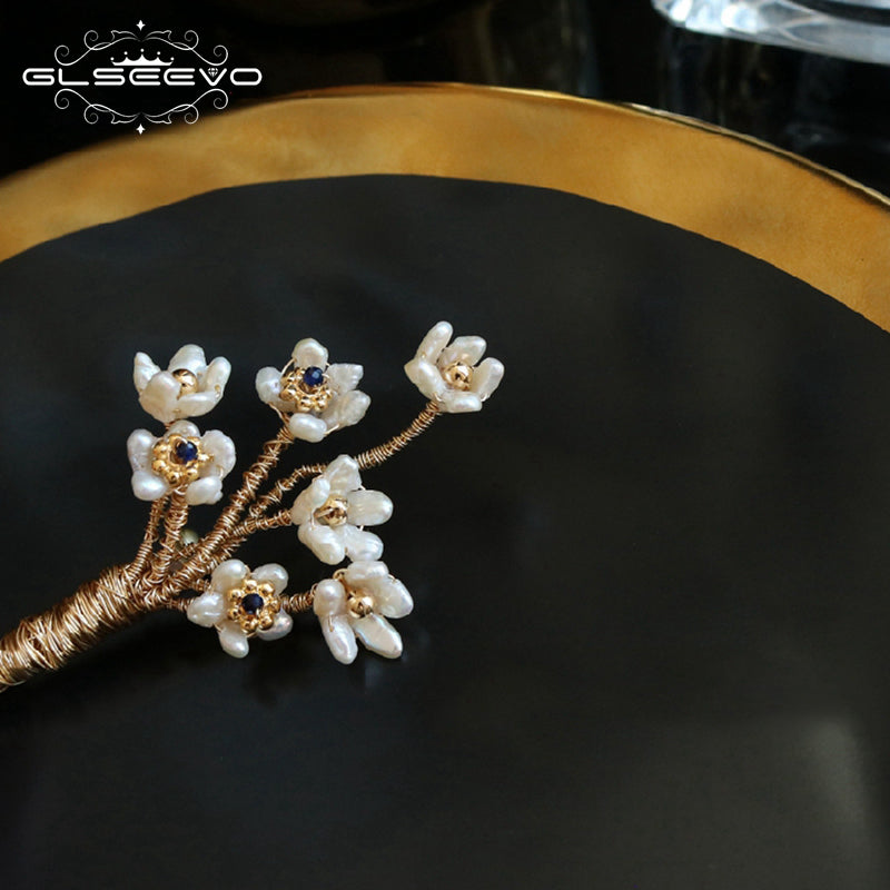 GLSEEVO Natural Shell Flower Handmade Tree Brooch For Women Party Beautiful Brooches Broche Femme Bijoux Luxury Jewellery - V.I.P Digital Presence