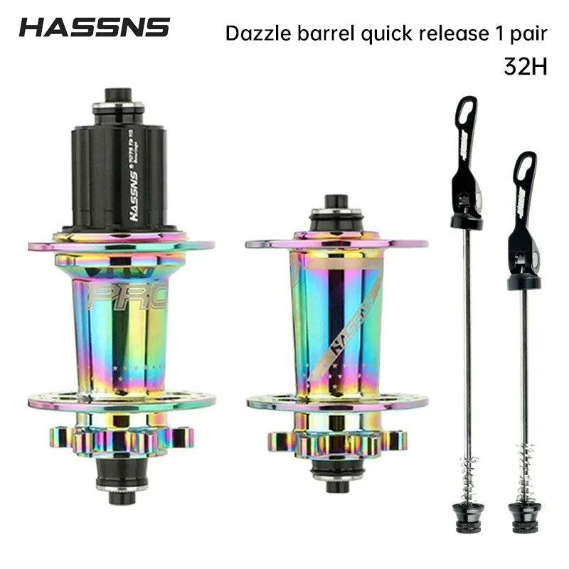 HASSNS PRO7 MTB Hub 32 Holes Bearing Bike Freehub Rear Hub Quick Release 32H Four Palin 7 8 9 10 11 12 Speed 6 Pawl Hubs - V.I.P Digital Presence