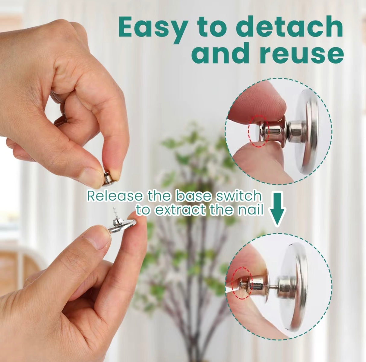 MagnaClip Curtain Fasteners