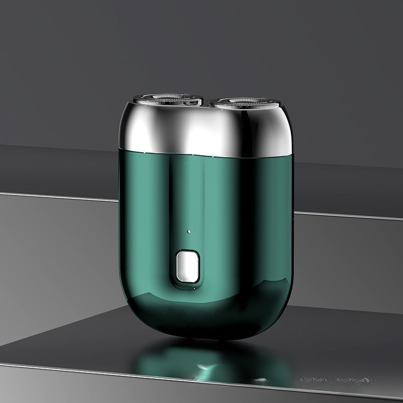 USB rechargeable electric washable shaver, men's dual blade mini travel portable shaver - V.I.P Digital Presence