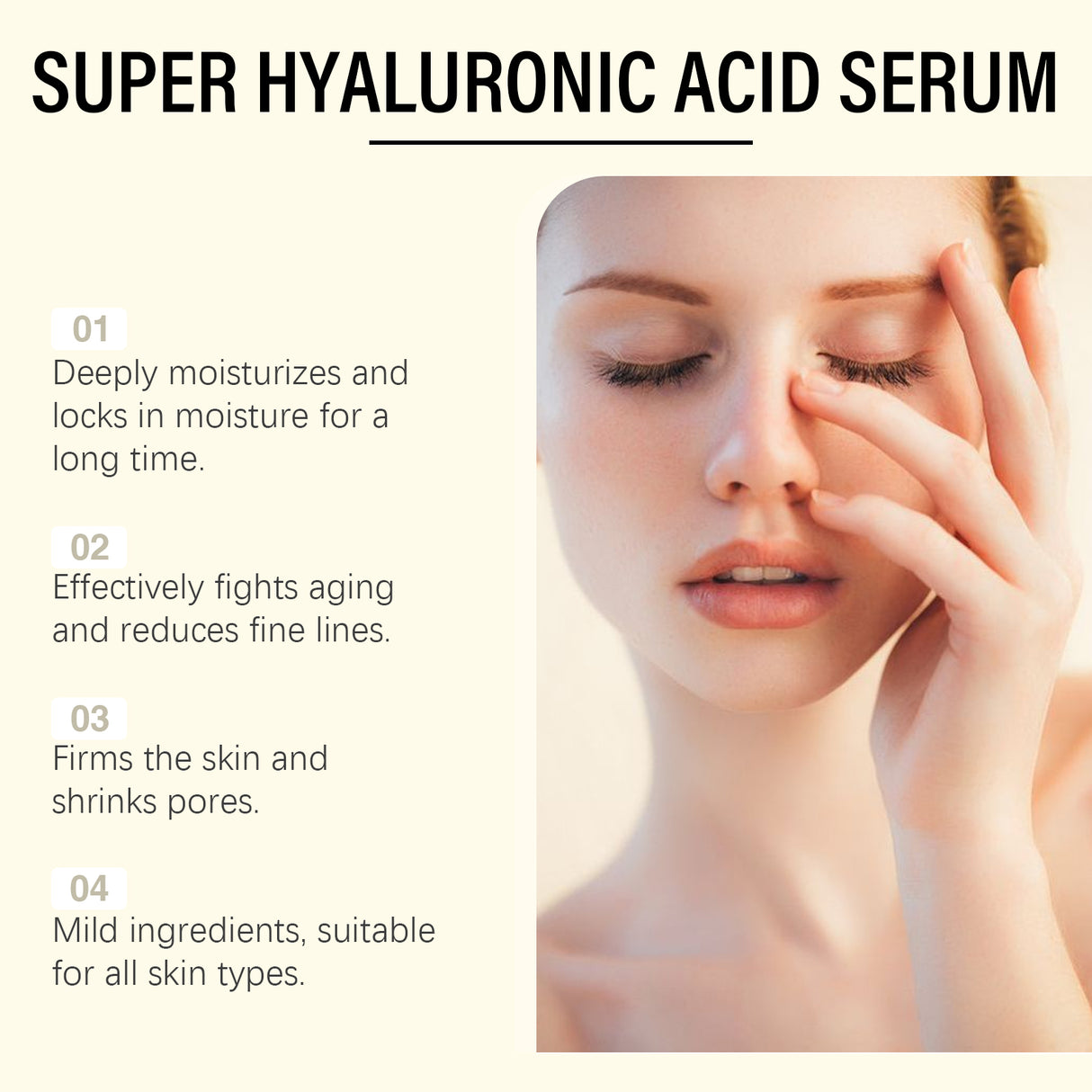 Firming Essence, Facial Essence Moisturizes Skin, Rejuvenates And Hydrates, Firming And Tenderizing Skin