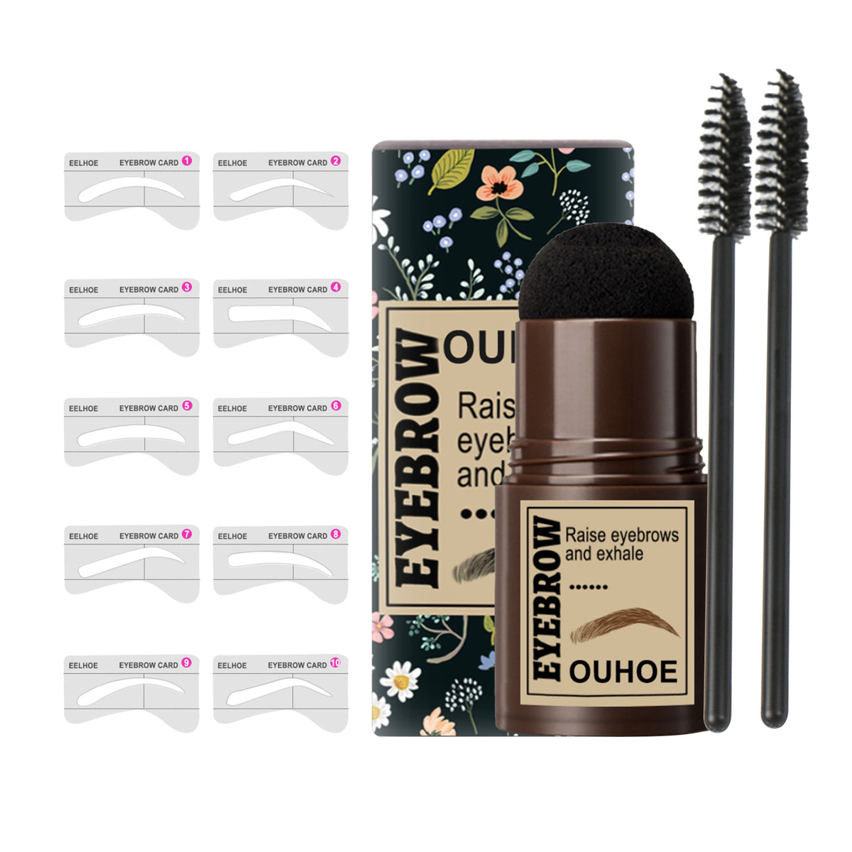 Eyebrow Stamp, Thrushy Brow Print Lazy Waterproof Sweatproof Makeup And Hairline Shade Powder - V.I.P Digital Presence