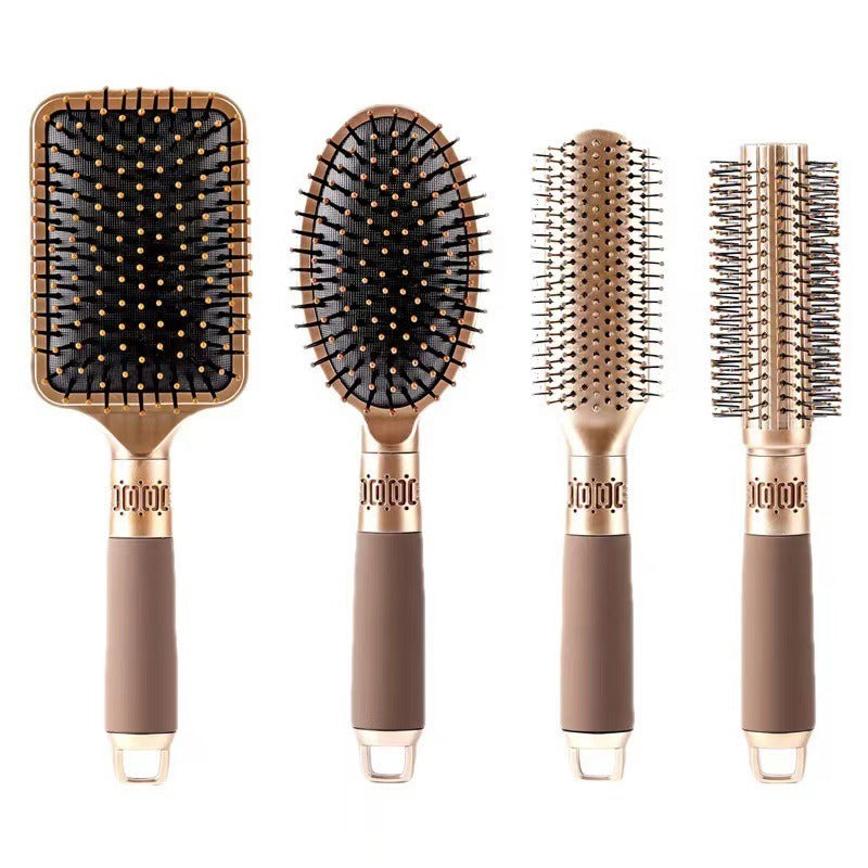 Ribbed Comb Curly Hair Comb Home Massage Comb Smooth Hair Comb Big Bend Comb Modeling Comb Air Cushion Comb - V.I.P Digital Presence