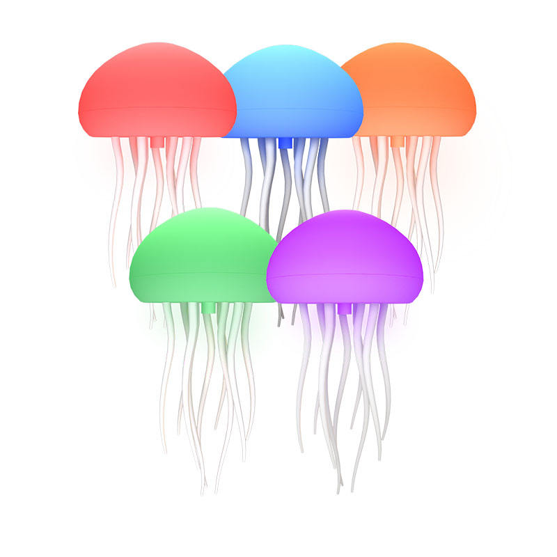 RGB Color Change Chandelier USB Rechargeable Jellyfish LED Lamp Garden Decoration LED Light With Voice Control - V.I.P Digital Presence
