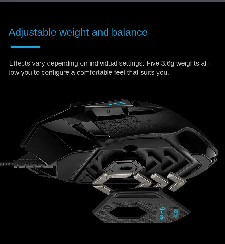Logitech G502Hero Dominator Cable Gaming Mouse G502SE Esports PUBG RGB Backlight - V.I.P Digital Presence