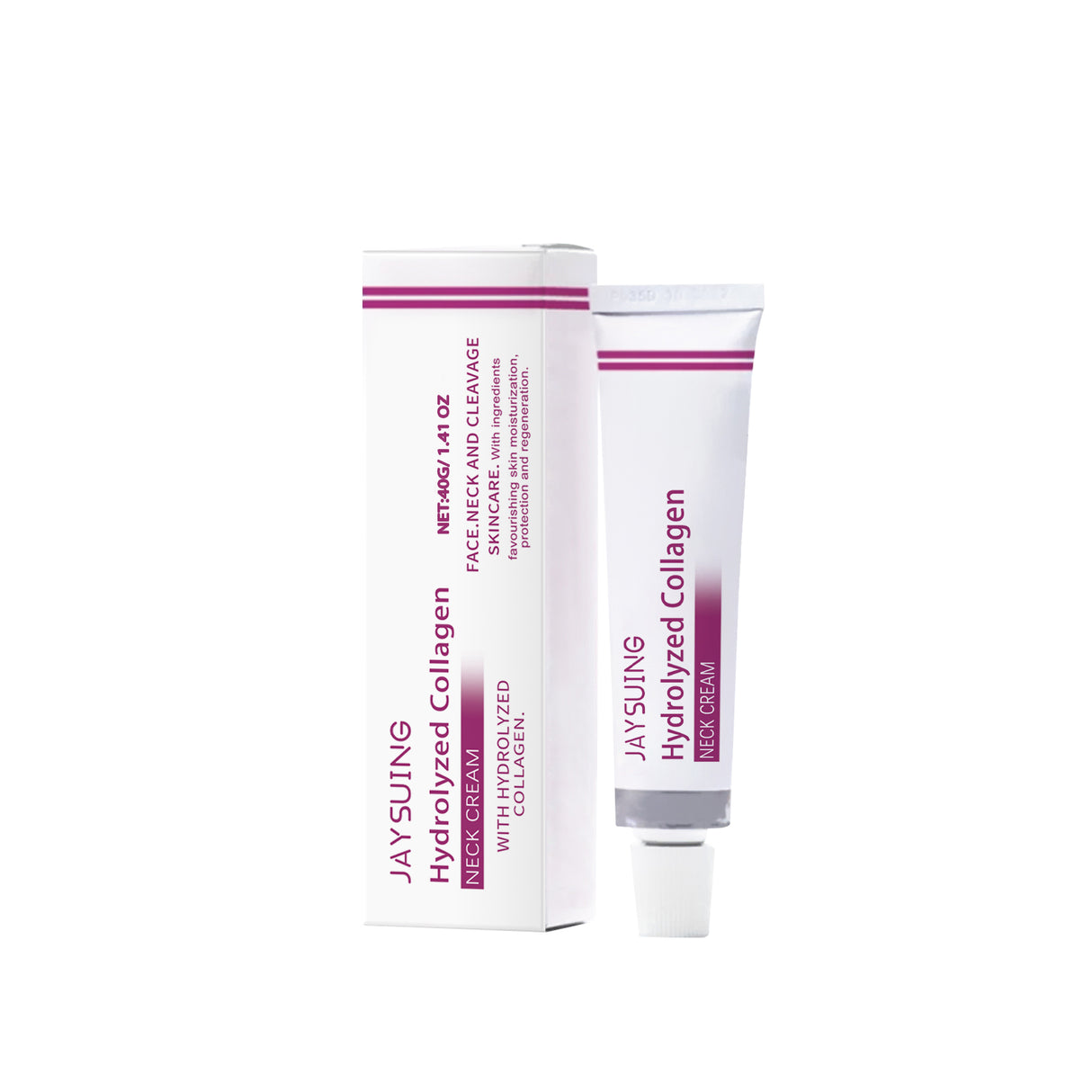 Hydrolyzed Collagen Neck Cream, Fade Neck Lines Shaping Swan Neck Smooth White Neck Cream