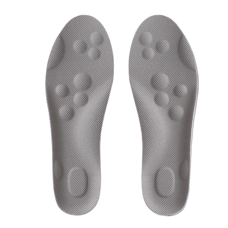 4D massage sports insole with a feeling of stepping on feces, PU fully padded air cloud insole - V.I.P Digital Presence