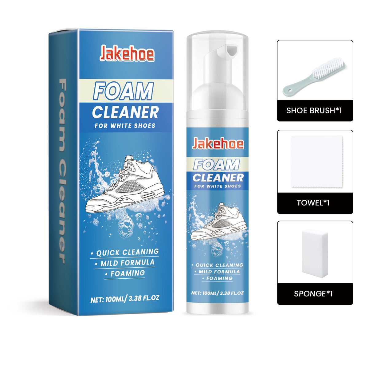 Shoe Cleaner Kit Foam Cleaning Decontamination Multi-Functional Sneaker Cleaning Household Items - V.I.P Digital Presence