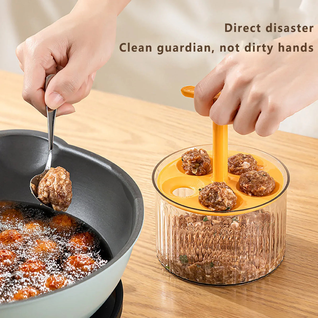 Meatball Maker Fried Meatball Presser Multi functional Household Utensil for Making Rounds Shrimp Slippery and Auxiliary Food - V.I.P Digital Presence