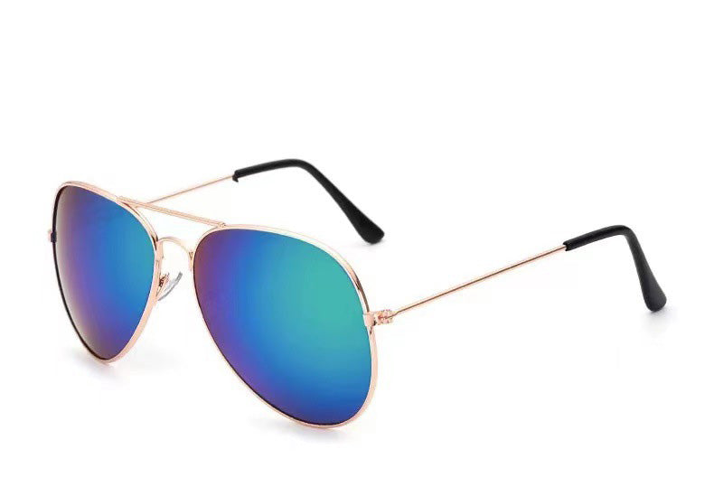 Sunglasses Colorful Toad Glasses Pilot Men And Women Models 3025 Color Film Reflective Sunglasses