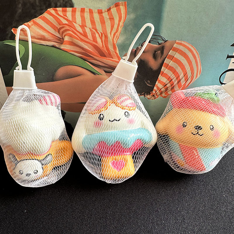 Netbag Egg Boy Party Pinch Music Stress Relief Toy Slow Rebound Ventilatory Artifact Cartoon Stress Relief Student Small Gift Item - V.I.P Digital Presence