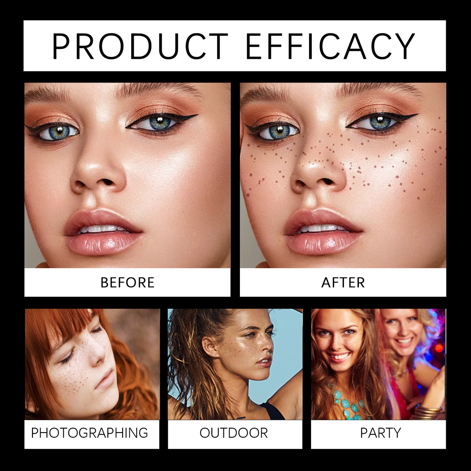 Makeup Patches, Waterproof And Sweat Resistant Long-Lasting Natural Freckles Makeup Stickers - V.I.P Digital Presence