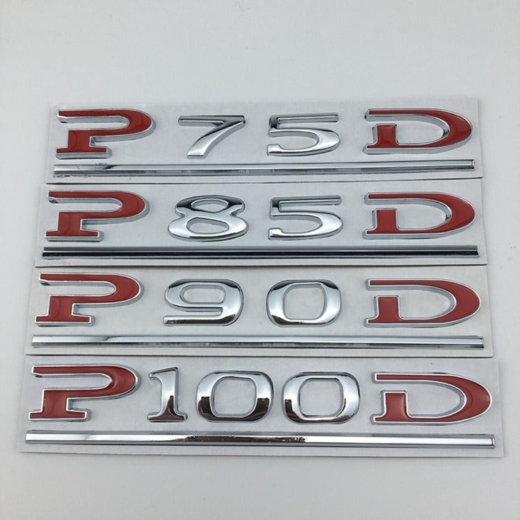 Applicable to Tesla car sticker MODEL3MODELS MODELX P75D P85D P90D P100D logo - V.I.P Digital Presence