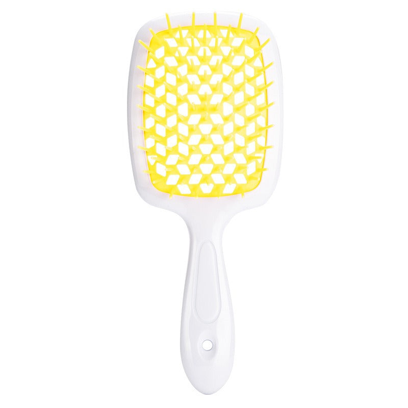 Honeycomb hollow massage comb, smooth hair grid comb, smooth hair dry and wet dual-purpose comb, curly and fluffy hair styling comb - V.I.P Digital Presence