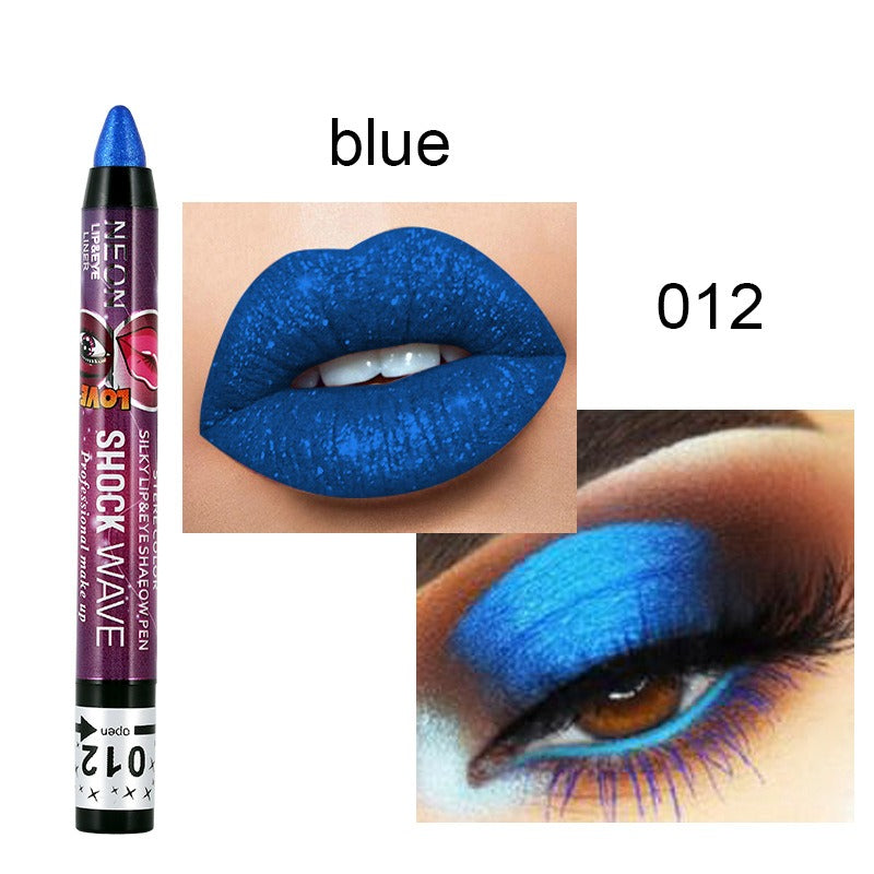 KISS SUSY 36 color eye shadow pencil stick lip pencil 2 in 1 is not easy to smudge - V.I.P Digital Presence