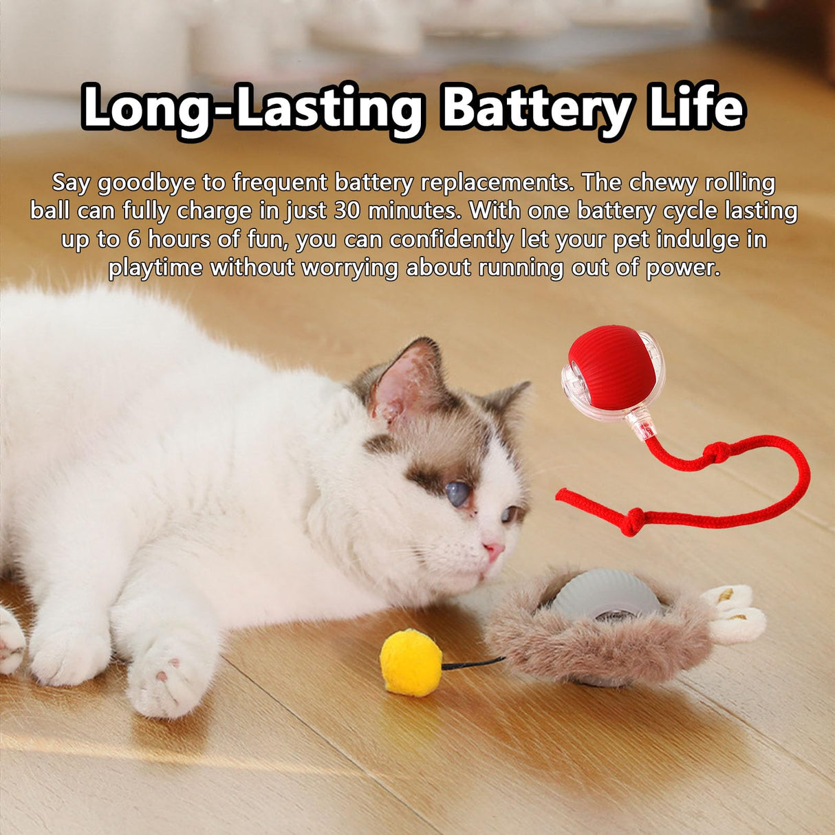 New Design 360° Smart Automatic Interactive Dog Smart Ball Toy Interactive Cat Toys Rolling Ball with USB Charger - V.I.P Digital Presence