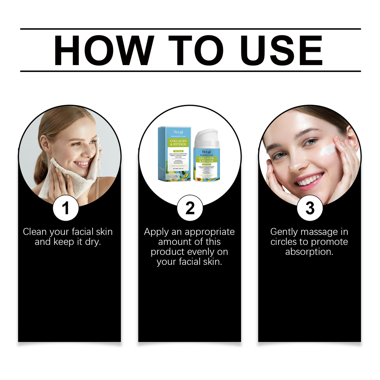 Collagen Facial Moisturizer Hydrates And Moisturizes The Facial Skin With A Soft Moisturizing Cream That Reduces Fine Lines