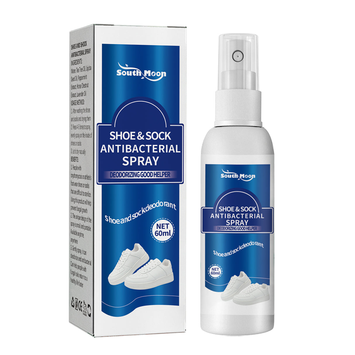 Shoe & Sock Antibacterial Spray, Shoes And Socks Clean Sweaty Feet To Odor Dry Shoe Cabinet Freshener - V.I.P Digital Presence