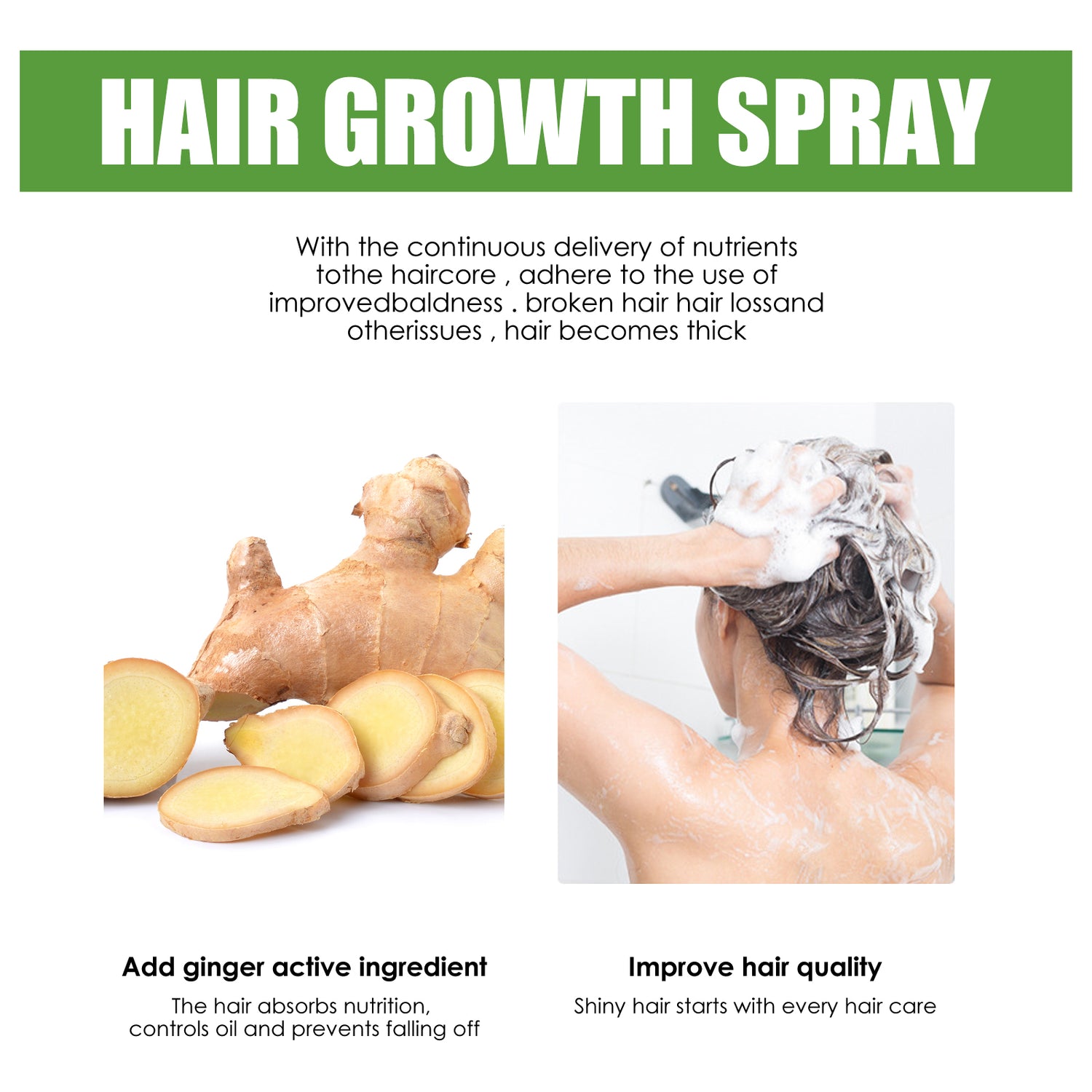 Hair Care Solution Gently Nourishes And Massages Scalp, Moisturizes And Softens Hair Care Spray - V.I.P Digital Presence