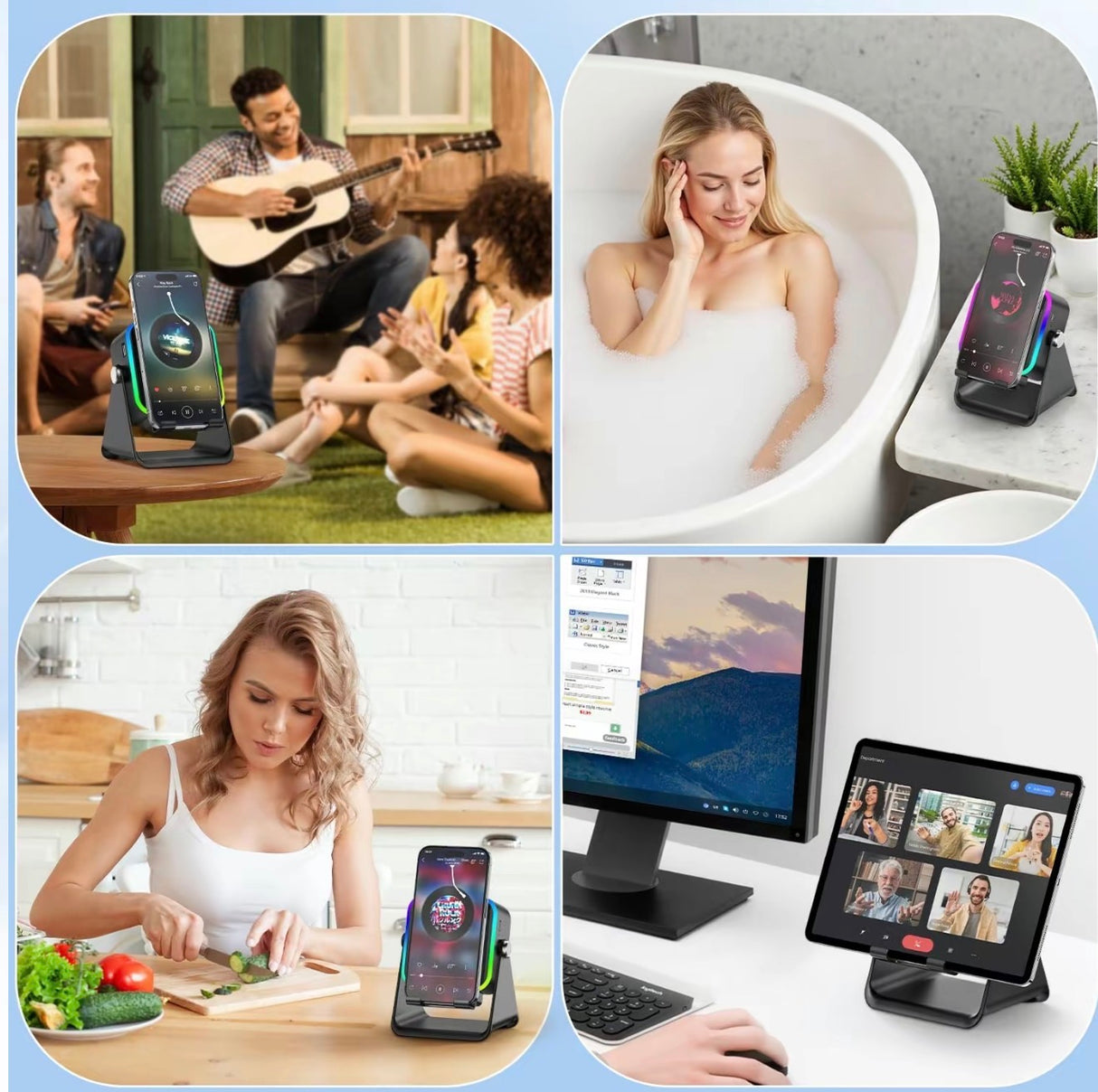 GlowAmp 5-in-1 Speaker Stand