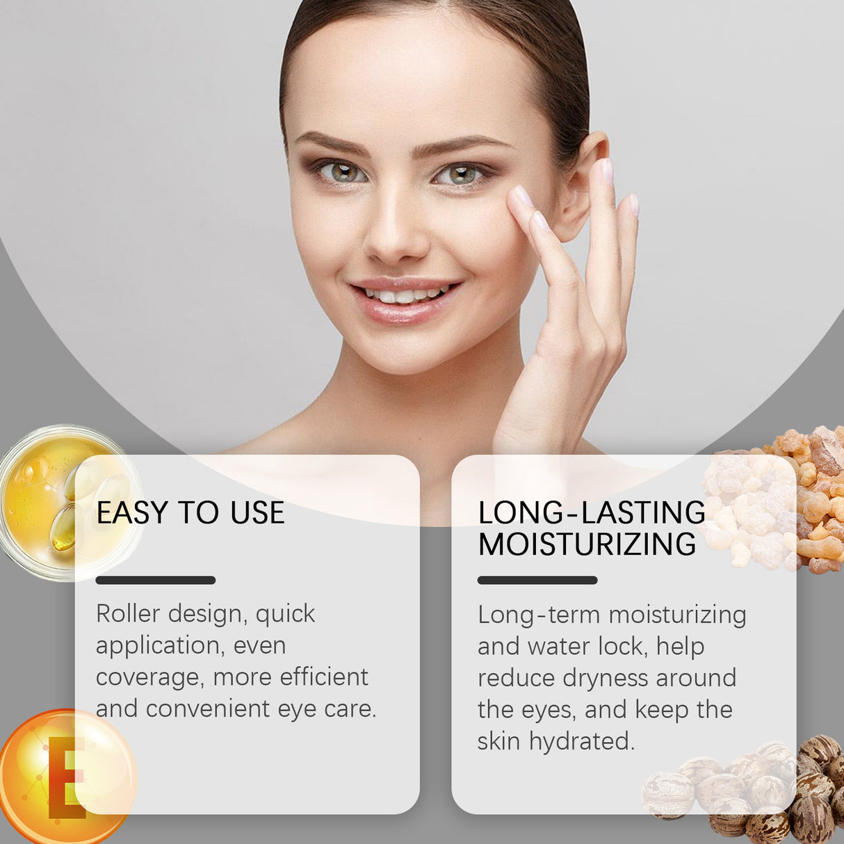 Firming Eye Ball Essential Oil, Lightening Fine Lines, Moisturizing And Firming Eye Skin Gentle Care