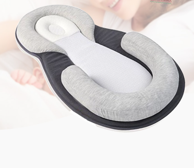 Baby Pillows for Sleeping,Baby Snuggle Nest Sleeper Lounger with Soft&Breathable Head Support Pillow - V.I.P Digital Presence