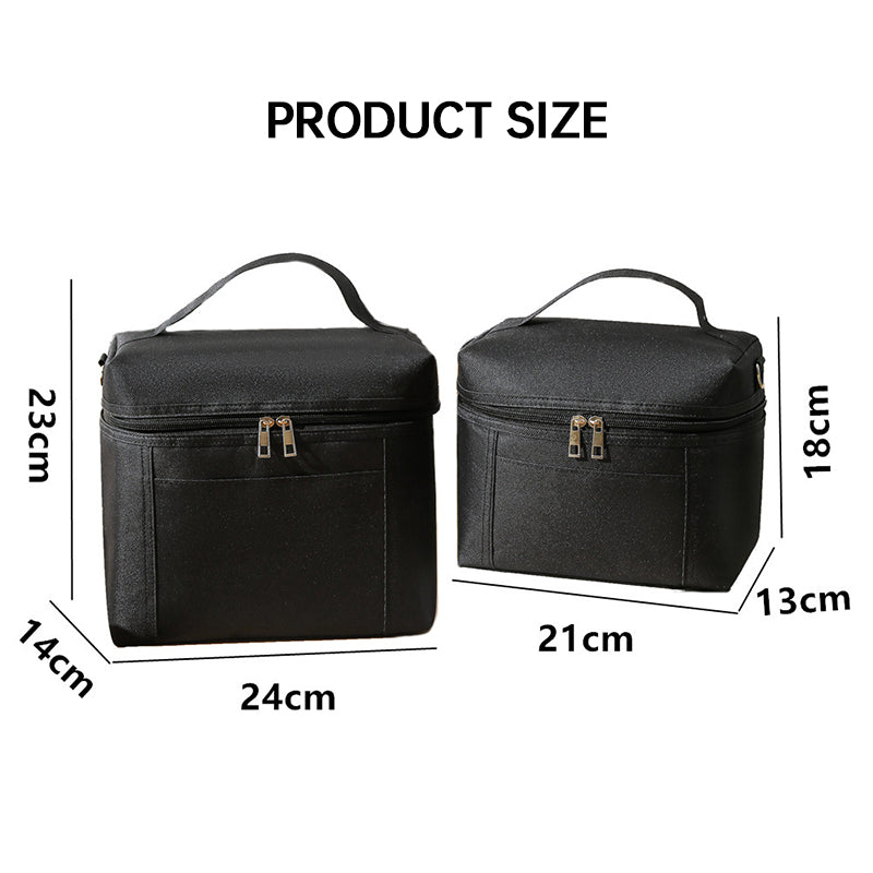 Women's lunch bag. Light, insulated, leak - proof, waterproof. Adjustable strap, reusable, for work, picnic, travel. - V.I.P Digital Presence