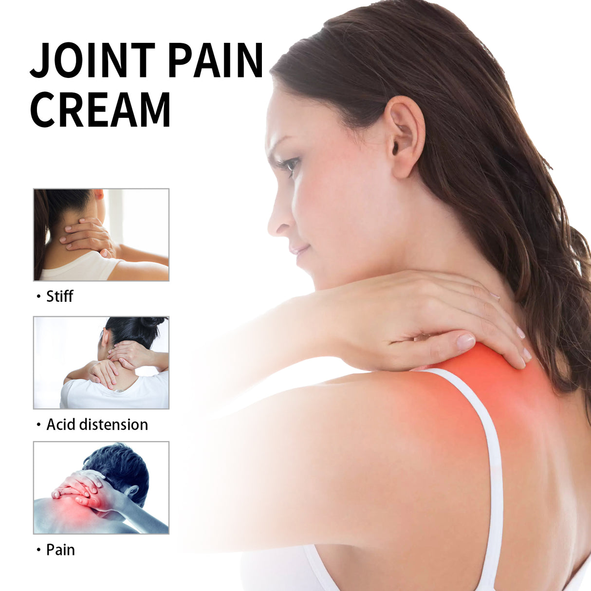 Joint Pain Cream, Relieve Lumbar Vertebrae Shoulder Joint Pain Joint Massage Cream - V.I.P Digital Presence