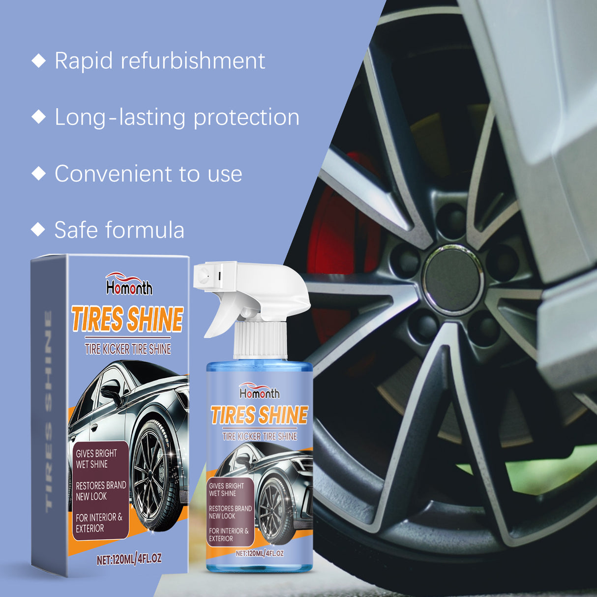 Automobile Tire Retreading Spray Tire Protection Oil Glaze Waterproof Antifouling Lasting Retreading Spray - V.I.P Digital Presence