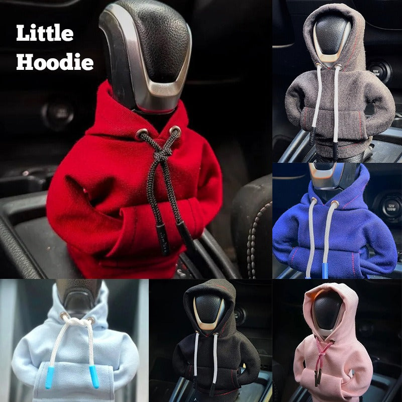 Automotive Interior Accessories Fashionable Hooded Shirt Shift Knobs Mini Hoodie Car Gear Shift Cover - V.I.P Digital Presence
