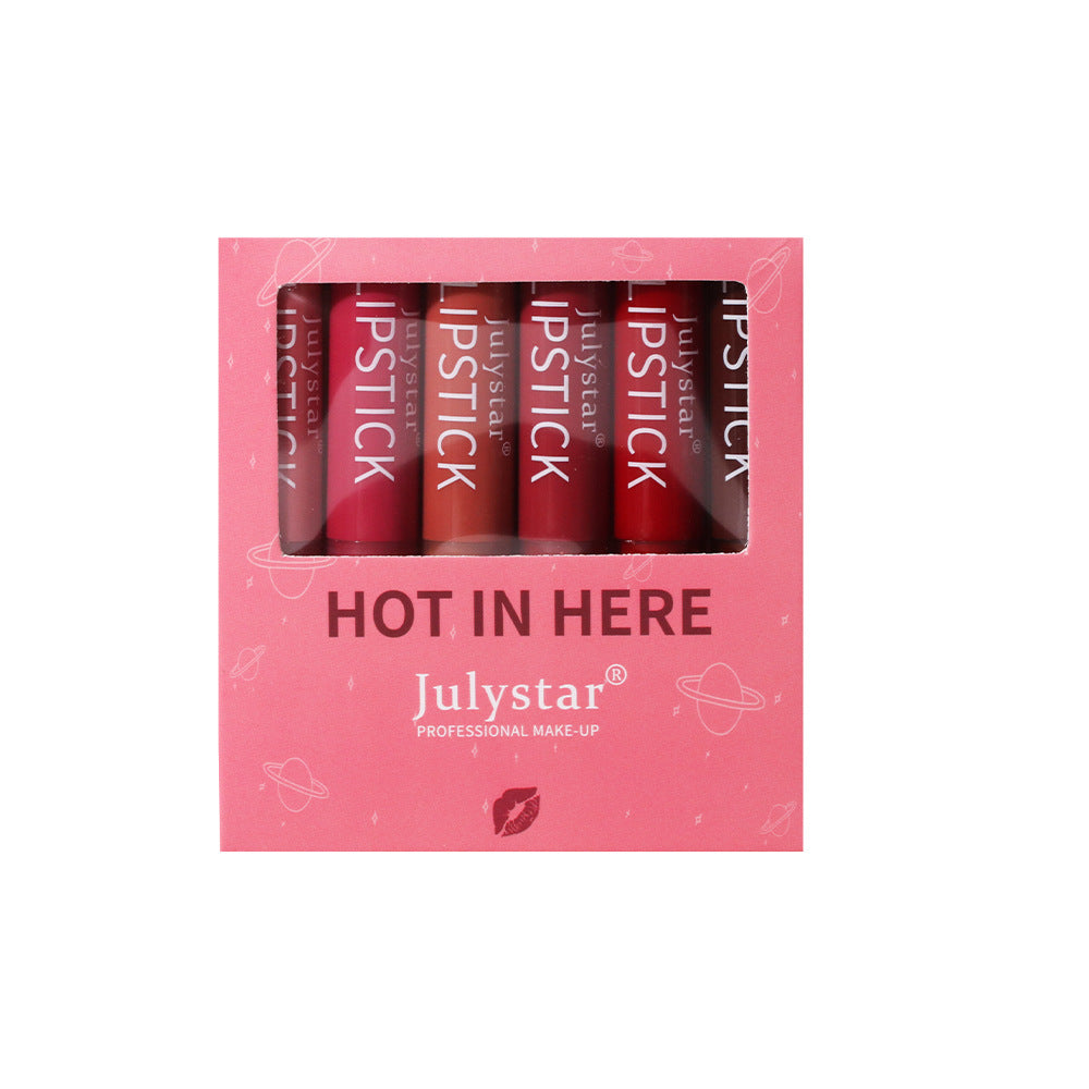 Velvet Foggy Lipstick Cover Box Matte Color Fast Candy Lipstick - V.I.P Digital Presence