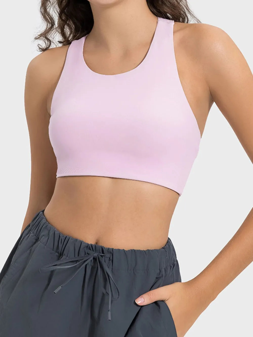 Cutout Round Neck Active Tank - V.I.P Digital Presence